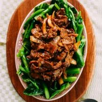 Beef Beef with Oyster Sauce  menu