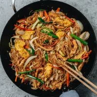 China Wok Menu – Chow Mai Fun Vegetable or Chicken or Pork Chow Mai Fun  menu