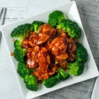 China Wok USA Lunch Special Chicken or Roast Pork with Broccoli   menu
