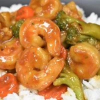 PARTY SPECIAL MENU Shrimp with Mixed Vegetables  menu