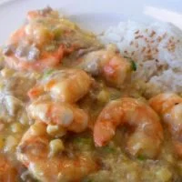 Seafood Shrimp with Lobster Sauce   menu