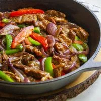 Special Combination Pepper Steak with Onion  menu