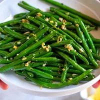 Vegetable  String Bean with Garlic Sauce menu