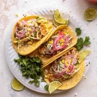 Combo Plates (Served w_Beans & Rice)  Fish Tacos menu
