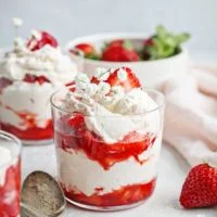 Ice Cream Milk Strawberry with Cream menu