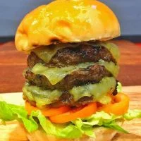 The Burgers & Sandwiches Big Shot Burger menu