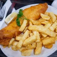 Mayflower Menu - Fried seafood Fish and Chips price