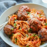 Mayflower Menu - Italian Spaghetti and Meatballs menu