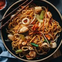 Noodles Seafood Lo Mein or Rice Noodle price