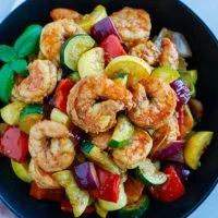 Shrimp Shrimp with Vegetables menu