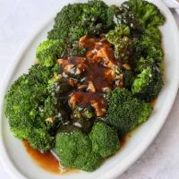 Vegetable Broccoli with Garlic Sauce menu