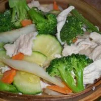 Vegetable & Diet Dishes Steamed Chicken or Beef w. Vegetables price