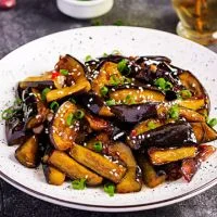 Vegetables Eggplant with Garlic Sauce menu