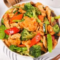 China King USA Chicken Menu  Boneless Chicken with Vegetable menu