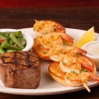 Texas Size Combos Filet 6oz & Grilled Shrimp menu