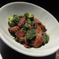 Pork Roasted Pork with Broccoli menu