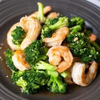 Seafood  Shrimp with Broccoli menu