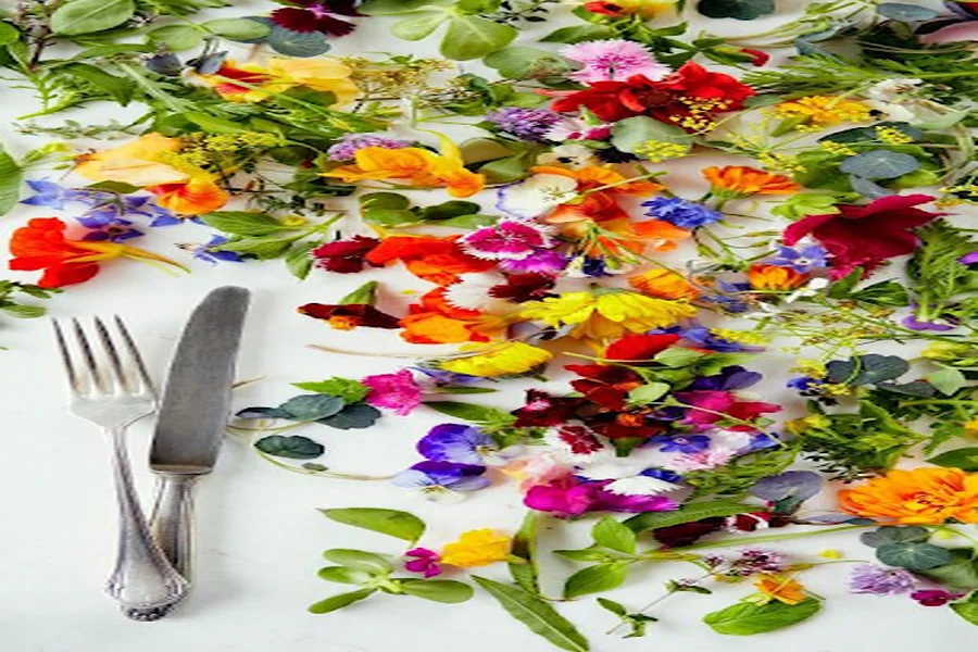 Edible Flowers in U.S. Cuisine