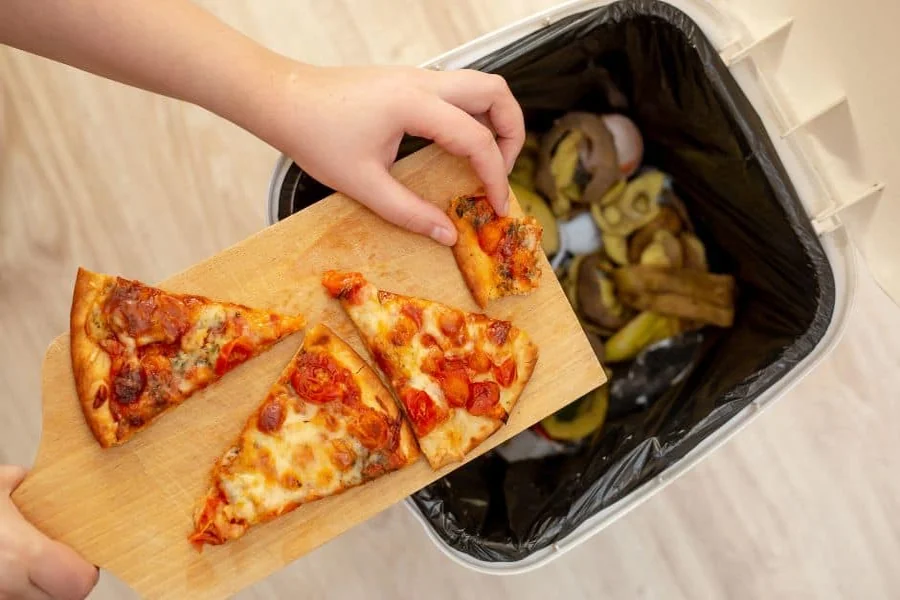 Throwing Food Scraps