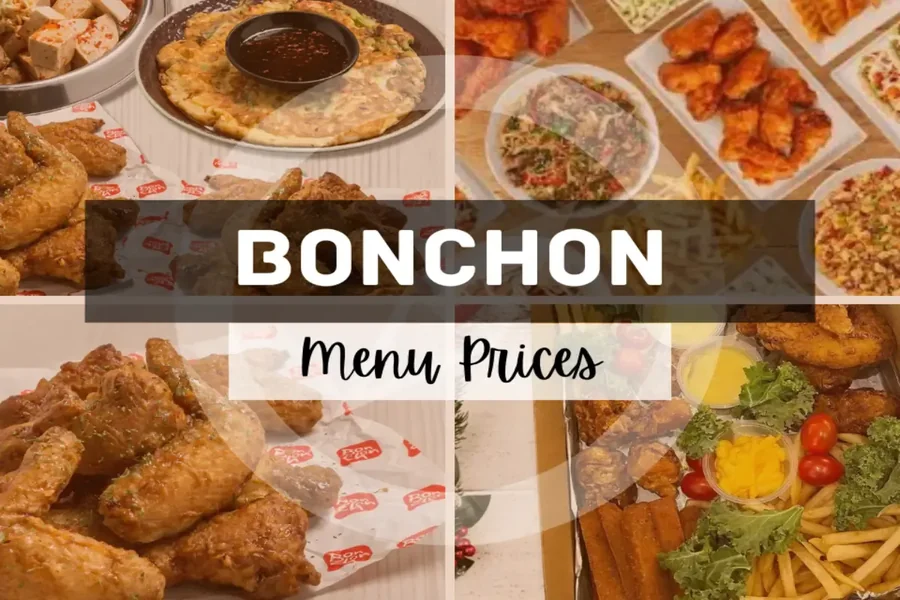 Bonchon Menu with Prices